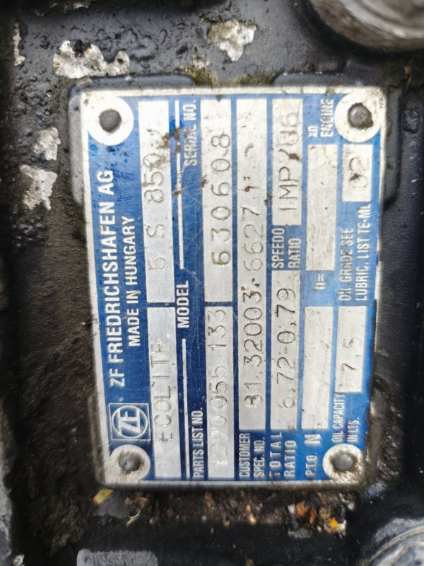 Коробка передач МКПП MAN 6 S 850 1290055133: фото 6