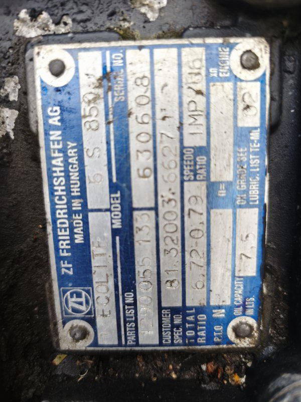 Коробка передач МКПП MAN 6 S 850 1290055133: фото 7