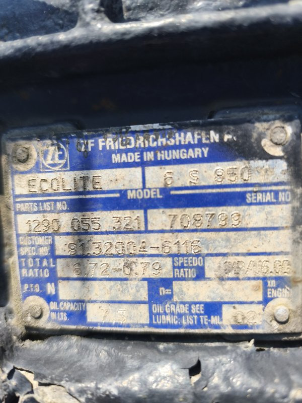 Коробка передач МКПП MAN 6S850 1290055321: фото 6 Коробка передач МКПП MAN 6S850 1290055321: фото 6