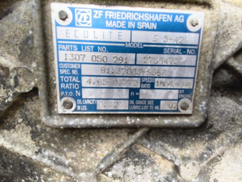 Коробка передач МКПП MAN S 5-42 2005 1307050291 D0824: фото 6