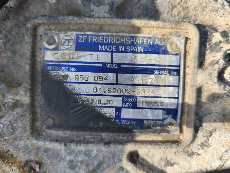 МКПП MAN S 5-42 2005 81320026924 D0824 - Коробка передач: фото 3 МКПП MAN S 5-42 2005 81320026924 D0824 - Коробка передач: фото 3