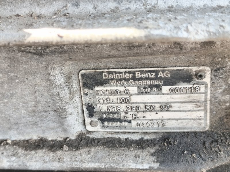 МКПП MERCEDES G0170-6 A6562605099 - Коробка передач: фото 4 МКПП MERCEDES G0170-6 A6562605099 - Коробка передач: фото 4