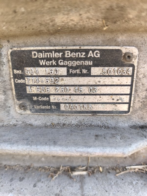 МКПП MERCEDES G04/160 2007 A6562604503 OM906LA - Коробка передач: фото 4 МКПП MERCEDES G04/160 2007 A6562604503 OM906LA - Коробка передач: фото 4