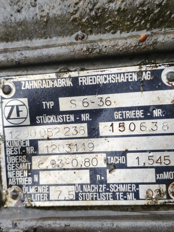 Коробка передач МКПП MERCEDES S 6-36 2001 1290052238 OM904LA: фото 6