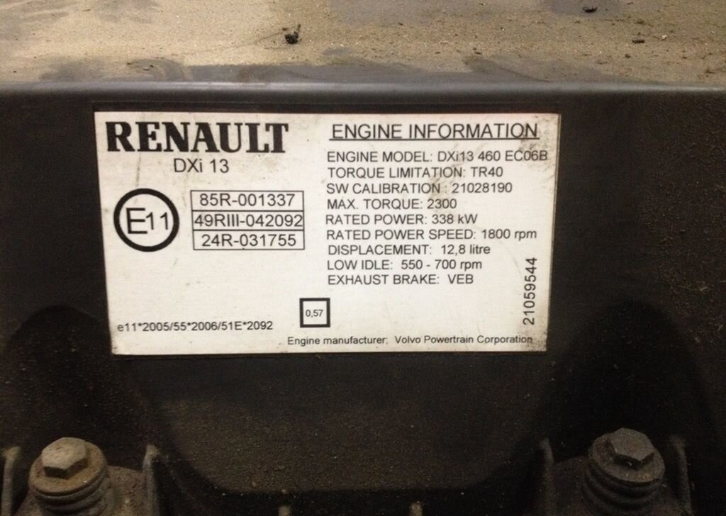 Renault Premium - Двигатель: фото 5 Renault Premium - Двигатель: фото 5