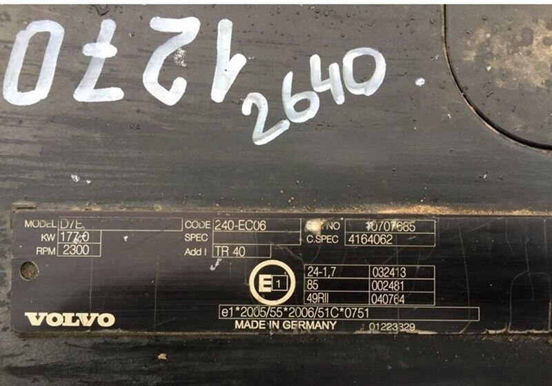 Volvo FM9 - Двигатель: фото 4 Volvo FM9 - Двигатель: фото 4