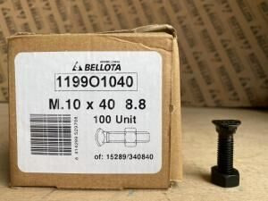 Болт с гайкой 10х40 1199О (Bellota) - Запчасти для Культиваторов: фото 1 Болт с гайкой 10х40 1199О (Bellota) - Запчасти для Культиваторов: фото 1