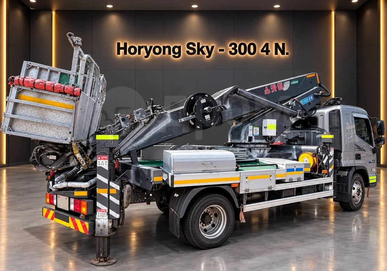 Автовышку Horyong SKY HR 300 - 4N продаю. - Автовышка для Грузовиков: фото 4 Автовышку Horyong SKY HR 300 - 4N продаю. - Автовышка для Грузовиков: фото 4