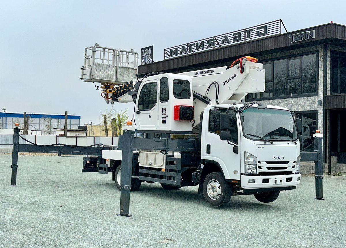 Isuzu Elf - Автовышка: фото 2 Isuzu Elf - Автовышка: фото 2