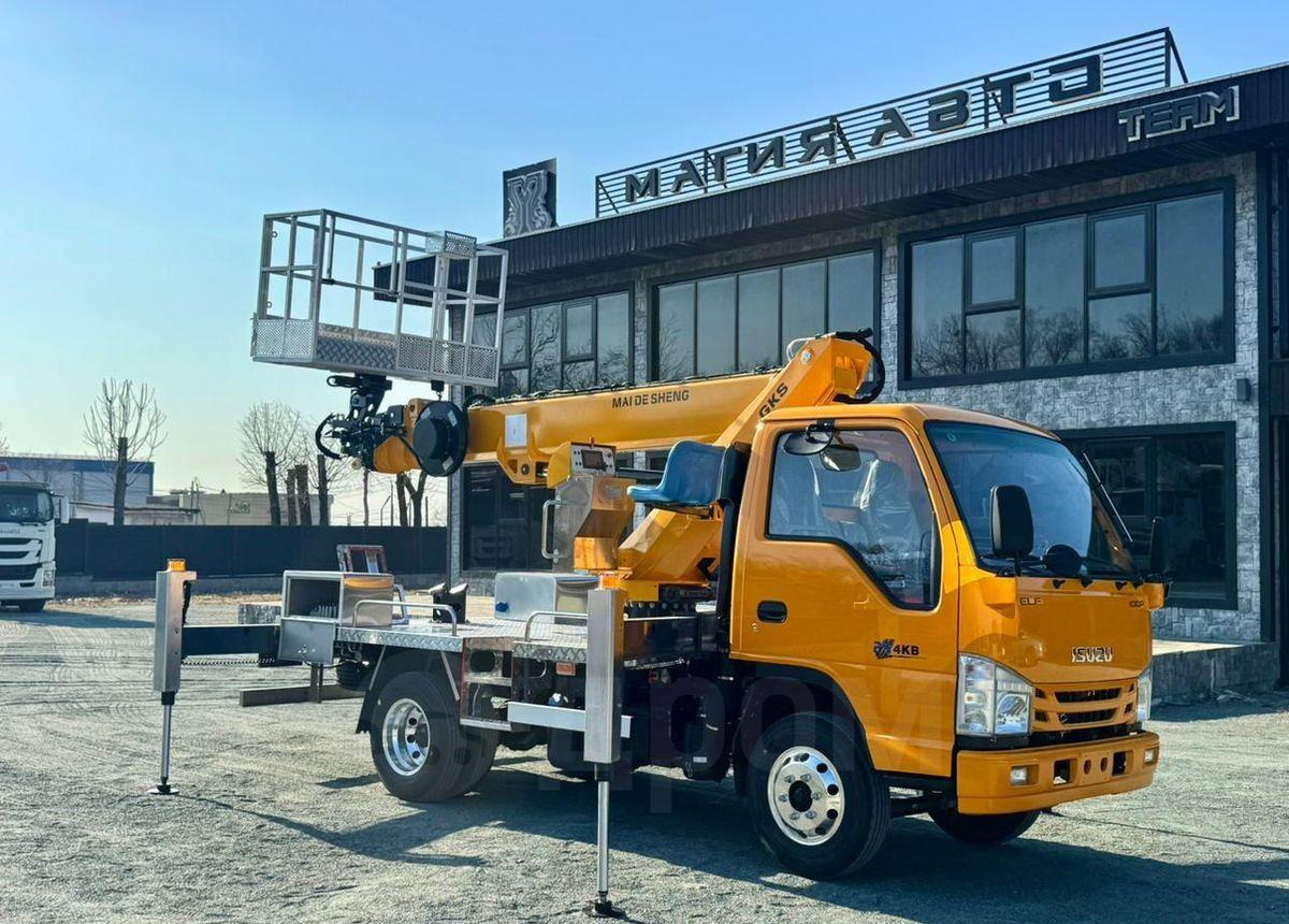 Isuzu Elf - Автовышка: фото 1 Isuzu Elf - Автовышка: фото 1
