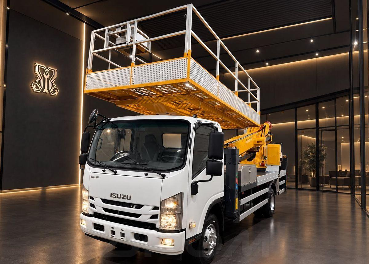 Автовышка Isuzu Elf: фото 9 Автовышка Isuzu Elf: фото 9