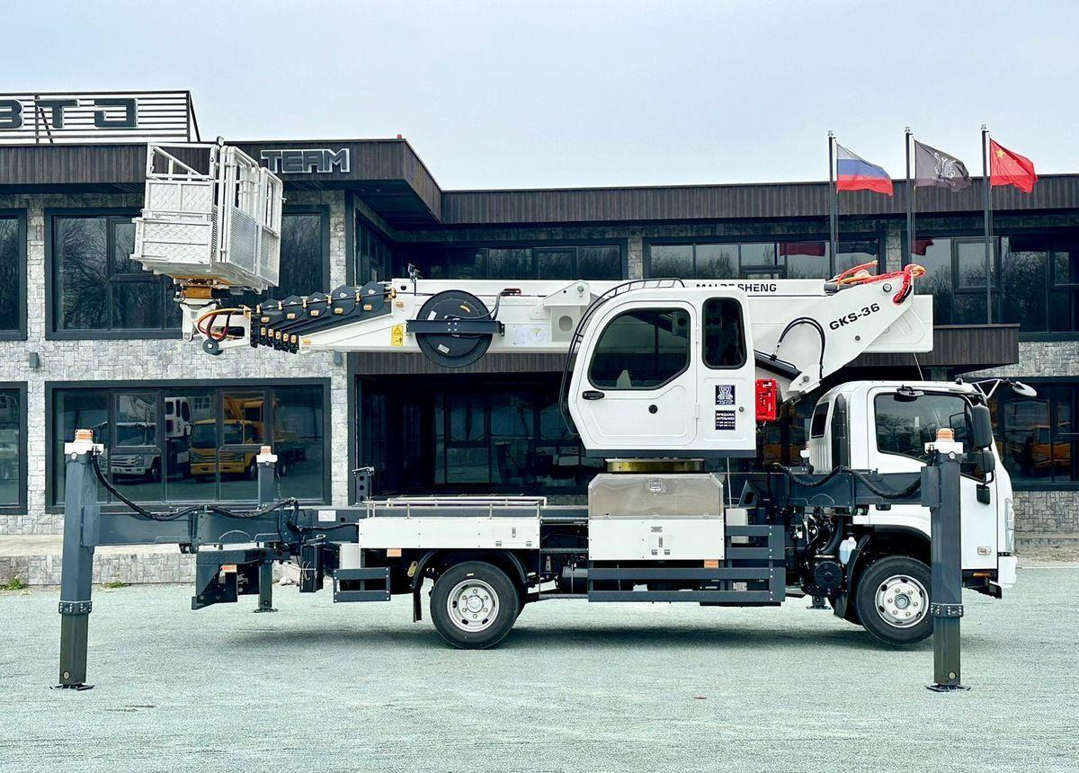 Новый Автовышка Isuzu Elf: фото 6