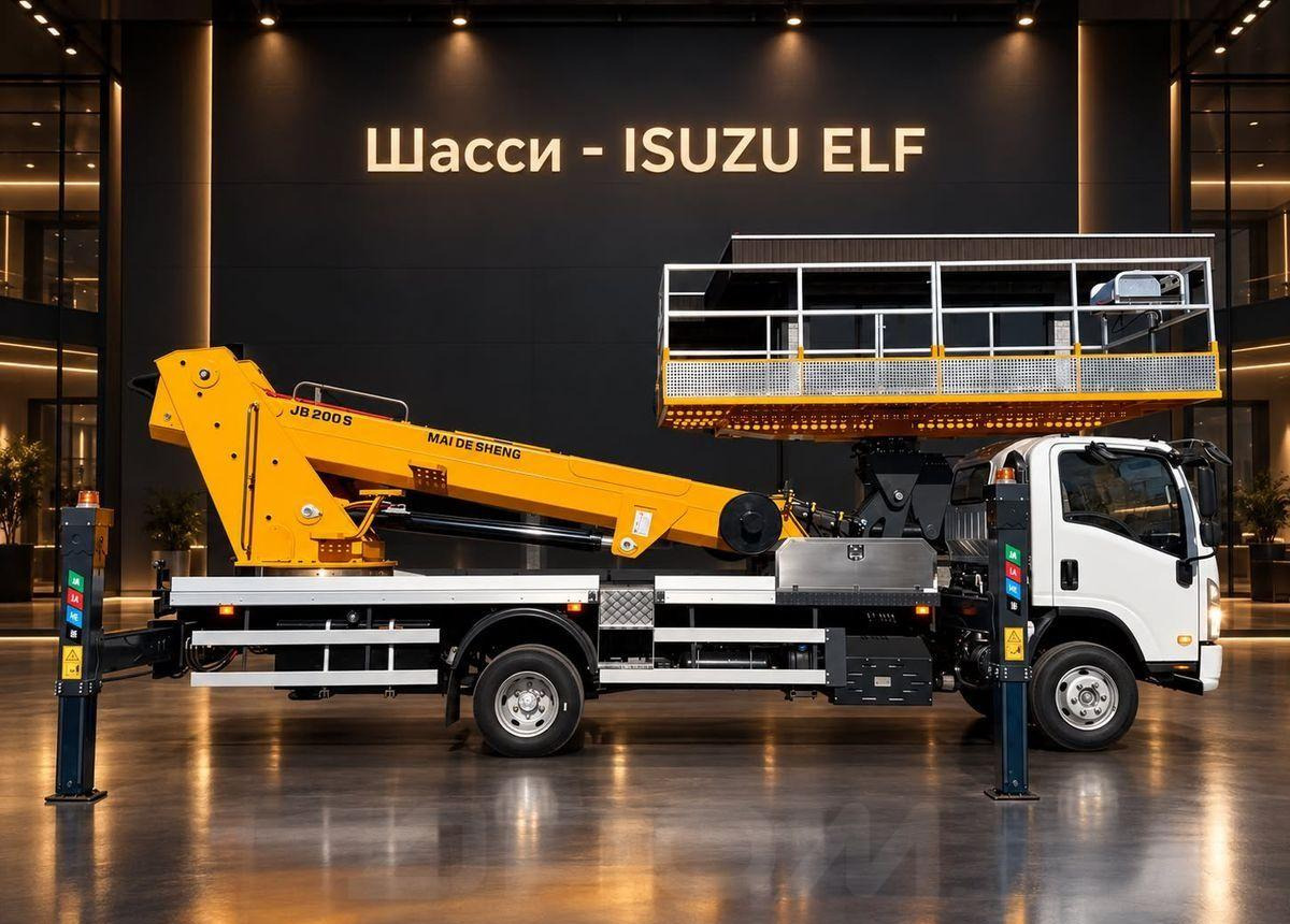 Автовышка Isuzu Elf: фото 6 Автовышка Isuzu Elf: фото 6