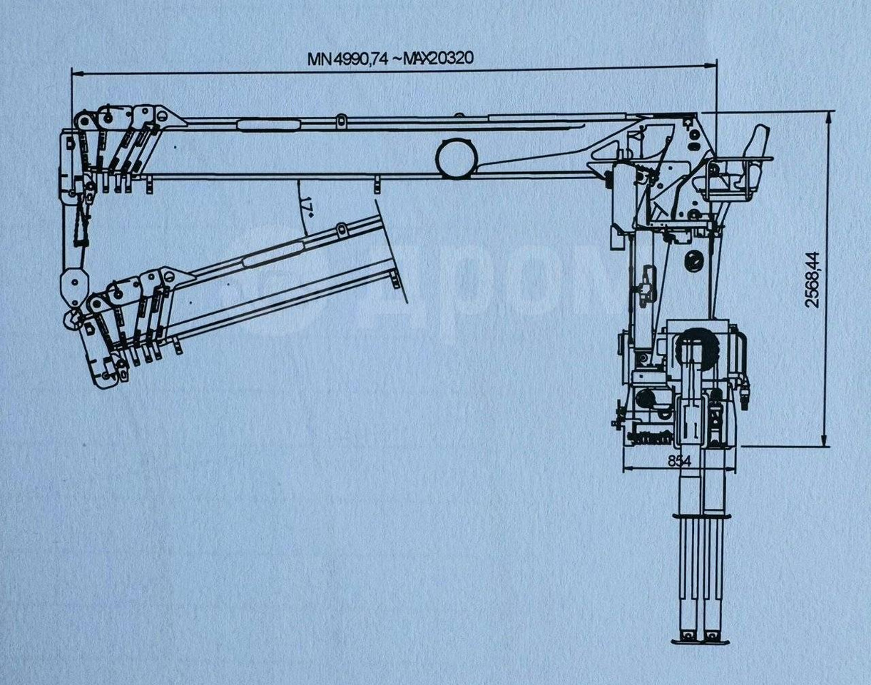 Новый Кран-манипулятор Кран-манипуляторную установку Sejong SJS 0820 LB TOP продаю.: фото 24