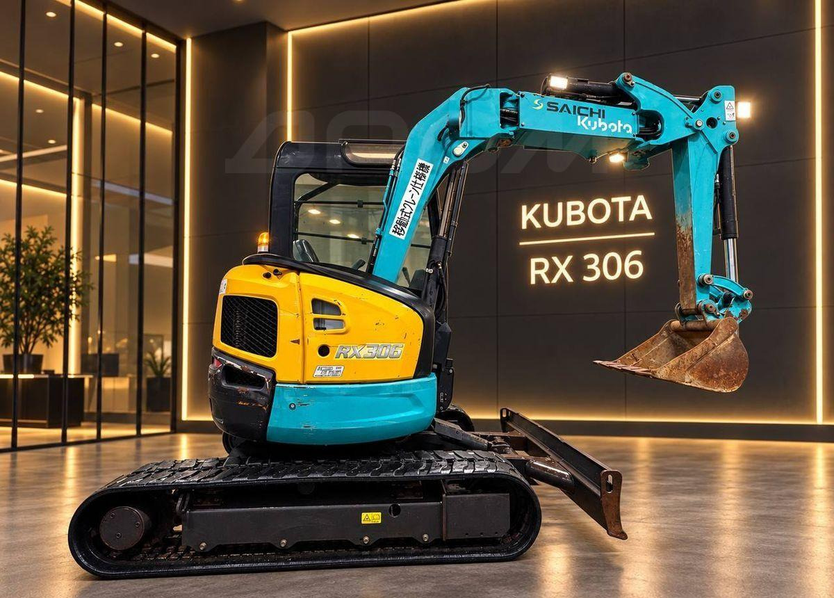 Kubota RX-306 - Мини-экскаватор: фото 4 Kubota RX-306 - Мини-экскаватор: фото 4