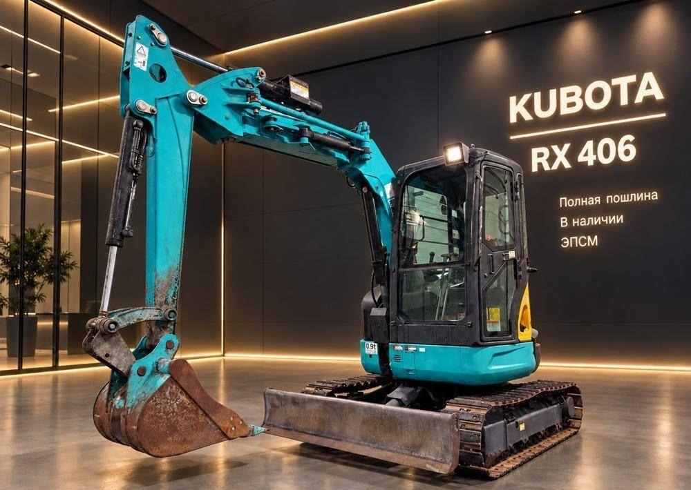 Kubota RX-406 - Мини-экскаватор: фото 1 Kubota RX-406 - Мини-экскаватор: фото 1