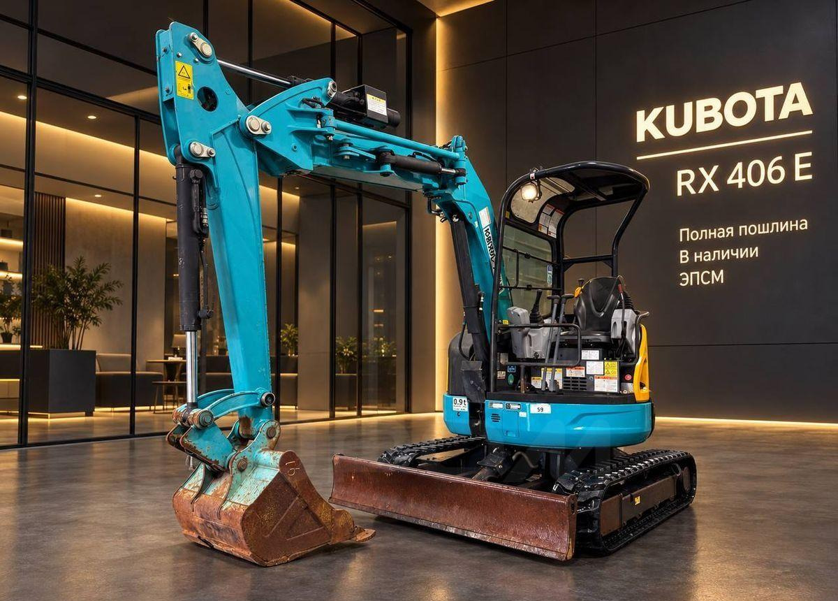 Kubota RX-406E - Мини-экскаватор: фото 1 Kubota RX-406E - Мини-экскаватор: фото 1