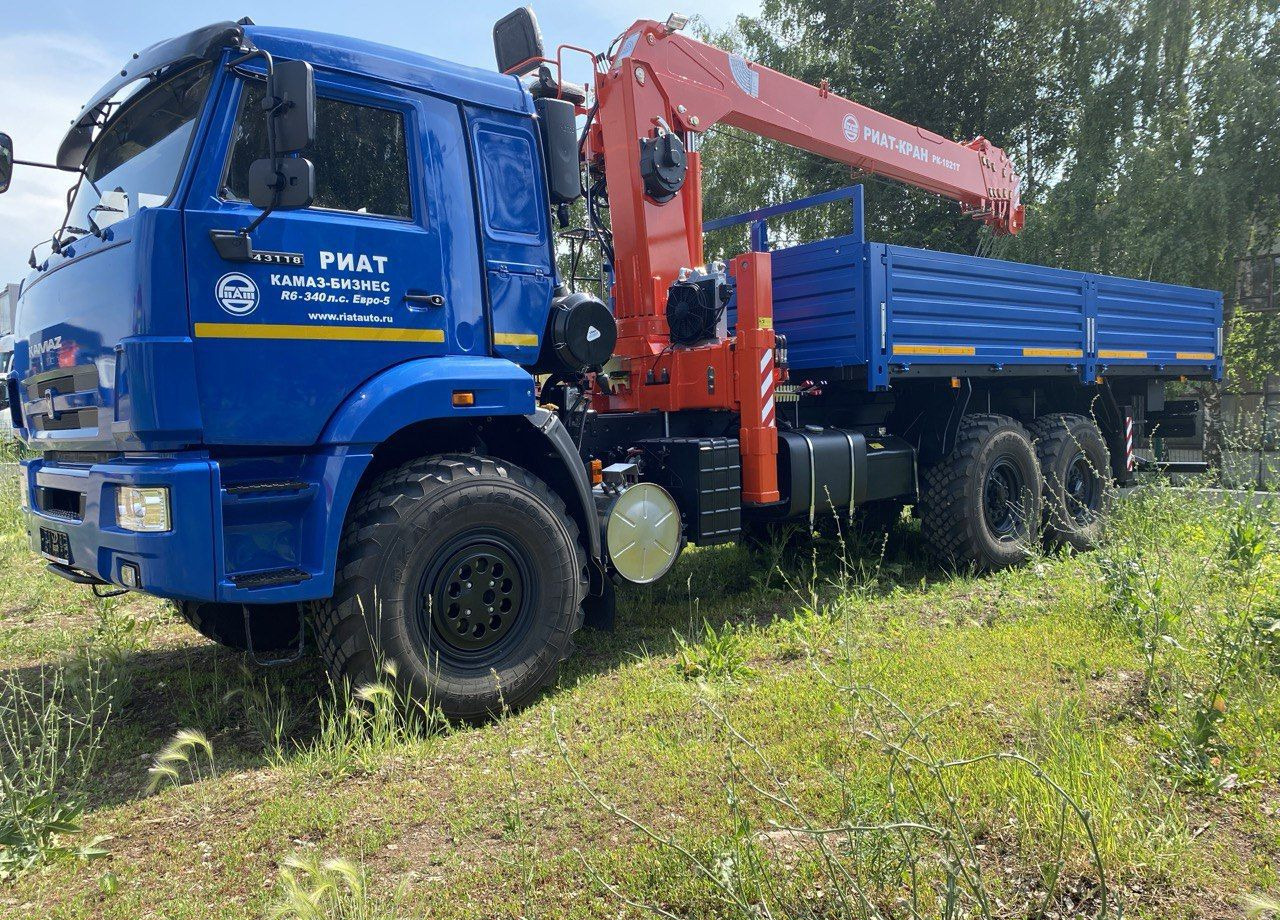 КАМАЗ 43118-3090-76-RR - Бортовой грузовик/ Платформа, Автоманипулятор: фото 1 КАМАЗ 43118-3090-76-RR - Бортовой грузовик/ Платформа, Автоманипулятор: фото 1