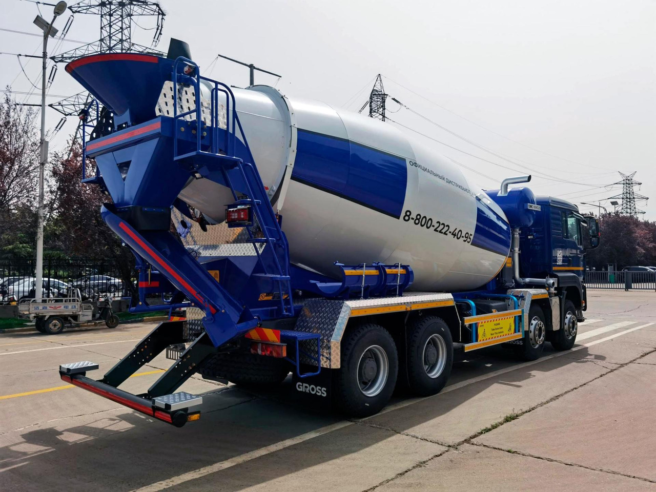 АВТОБЕТОНОСМЕСИТЕЛЬ HOWO T5G 8x4 14 куб.м - Автобетоносмеситель: фото 2 АВТОБЕТОНОСМЕСИТЕЛЬ HOWO T5G 8x4 14 куб.м - Автобетоносмеситель: фото 2