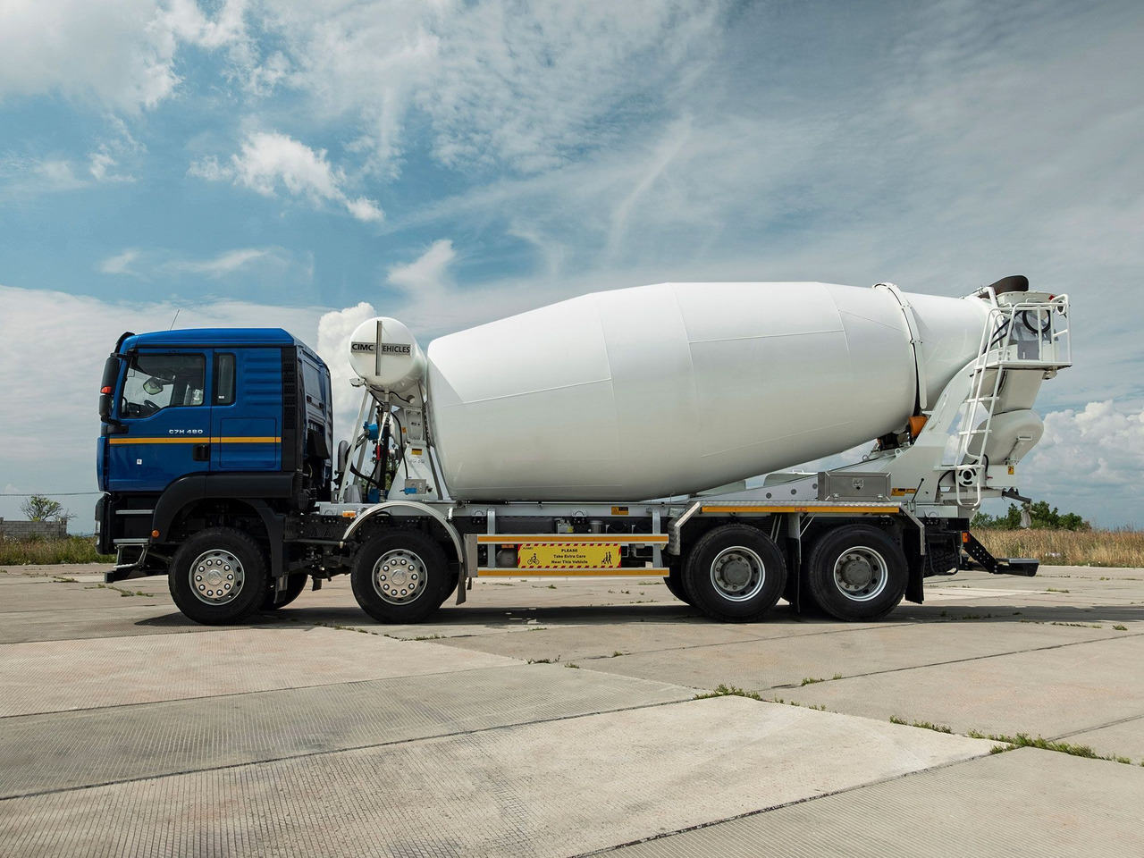 АВТОБЕТОНОСМЕСИТЕЛЬ SITRAK C7H 8x4 14 куб.м - Автобетоносмеситель: фото 4 АВТОБЕТОНОСМЕСИТЕЛЬ SITRAK C7H 8x4 14 куб.м - Автобетоносмеситель: фото 4