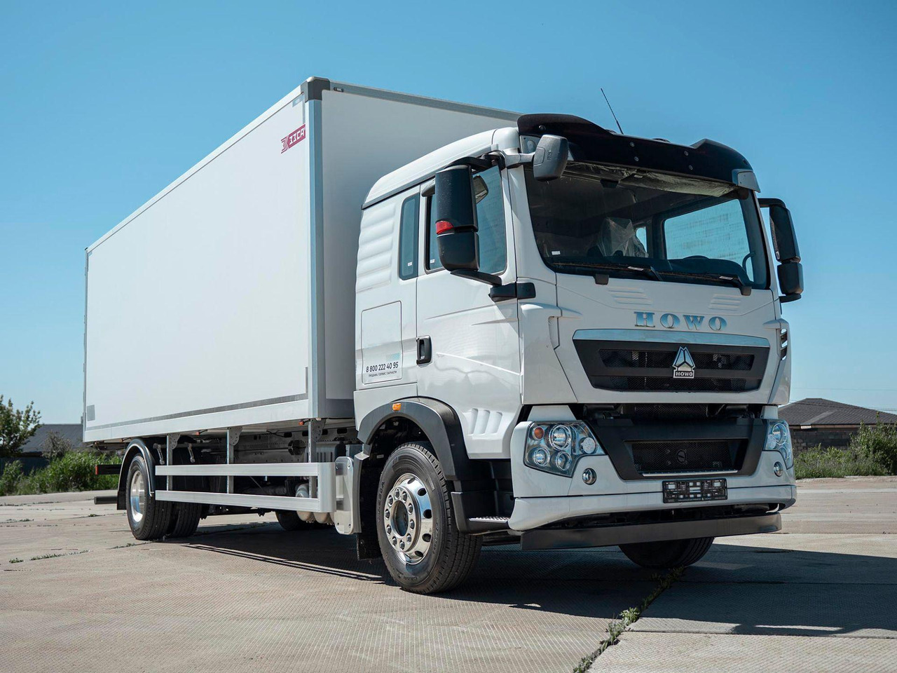 Новый Изотермический грузовик Изотермический фургон ЗЗСА на шасси HOWO T5G 4x2 МКПП 8600: фото 10