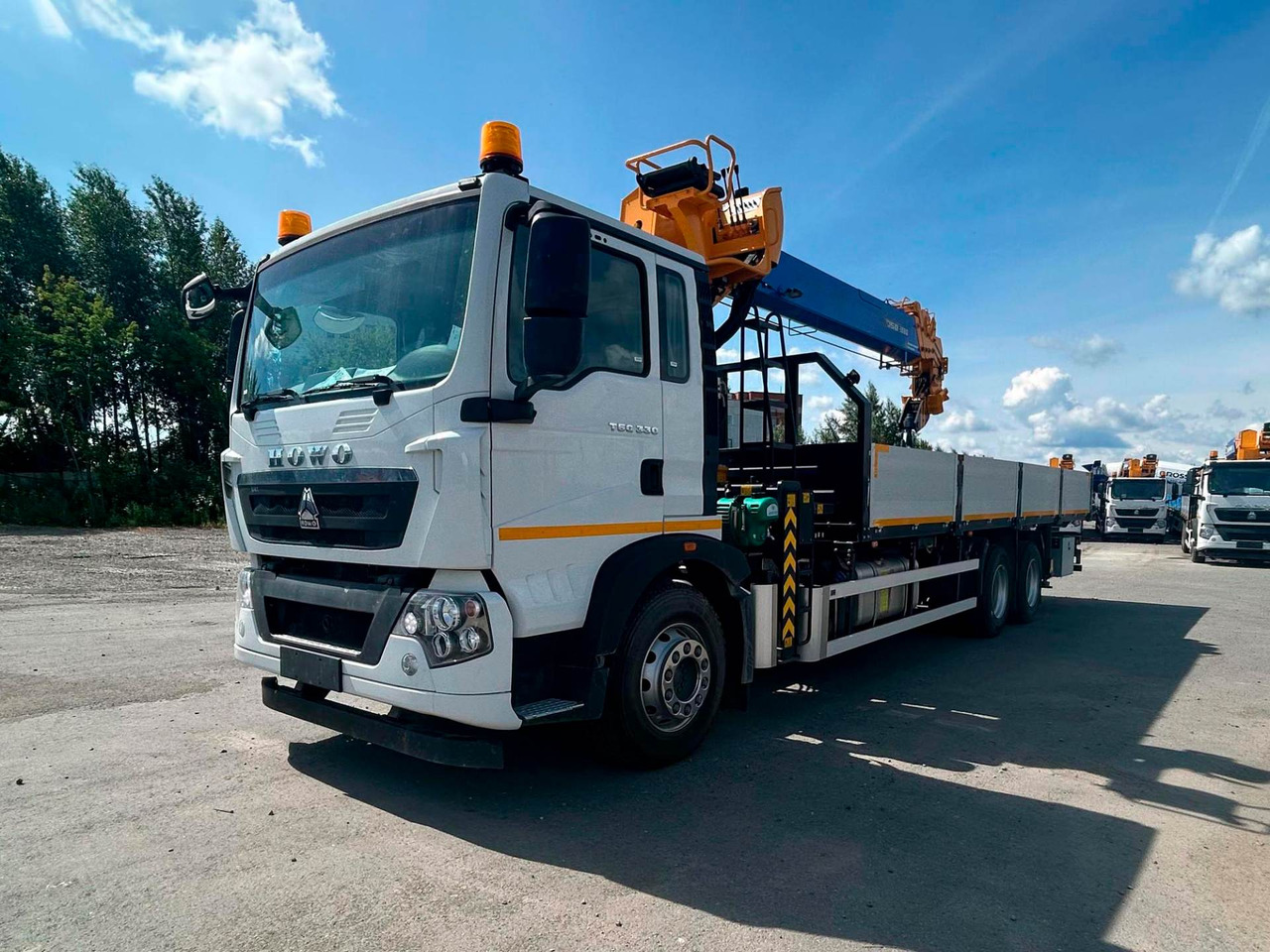 Краноманипуляторная установка Junton на шасси HOWO T5G 6x4 12 тонн - Автоманипулятор: фото 1 Краноманипуляторная установка Junton на шасси HOWO T5G 6x4 12 тонн - Автоманипулятор: фото 1