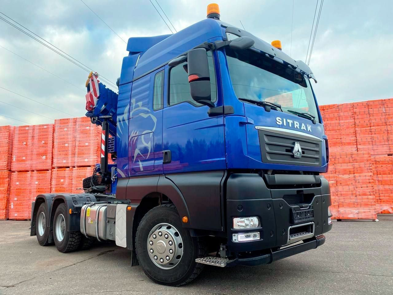 Новый Автоманипулятор Краноманипуляторная установка Клинцы на шасси SITRAK C7H 6X4: фото 6