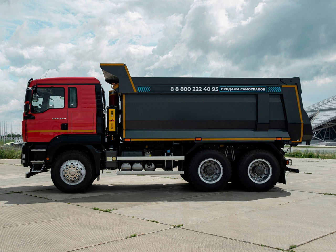 САМОСВАЛ SITRAK C7H 6x4 20 куб.м 440 МКПП+РЕТ, R24 - Самосвал: фото 2 САМОСВАЛ SITRAK C7H 6x4 20 куб.м 440 МКПП+РЕТ, R24 - Самосвал: фото 2