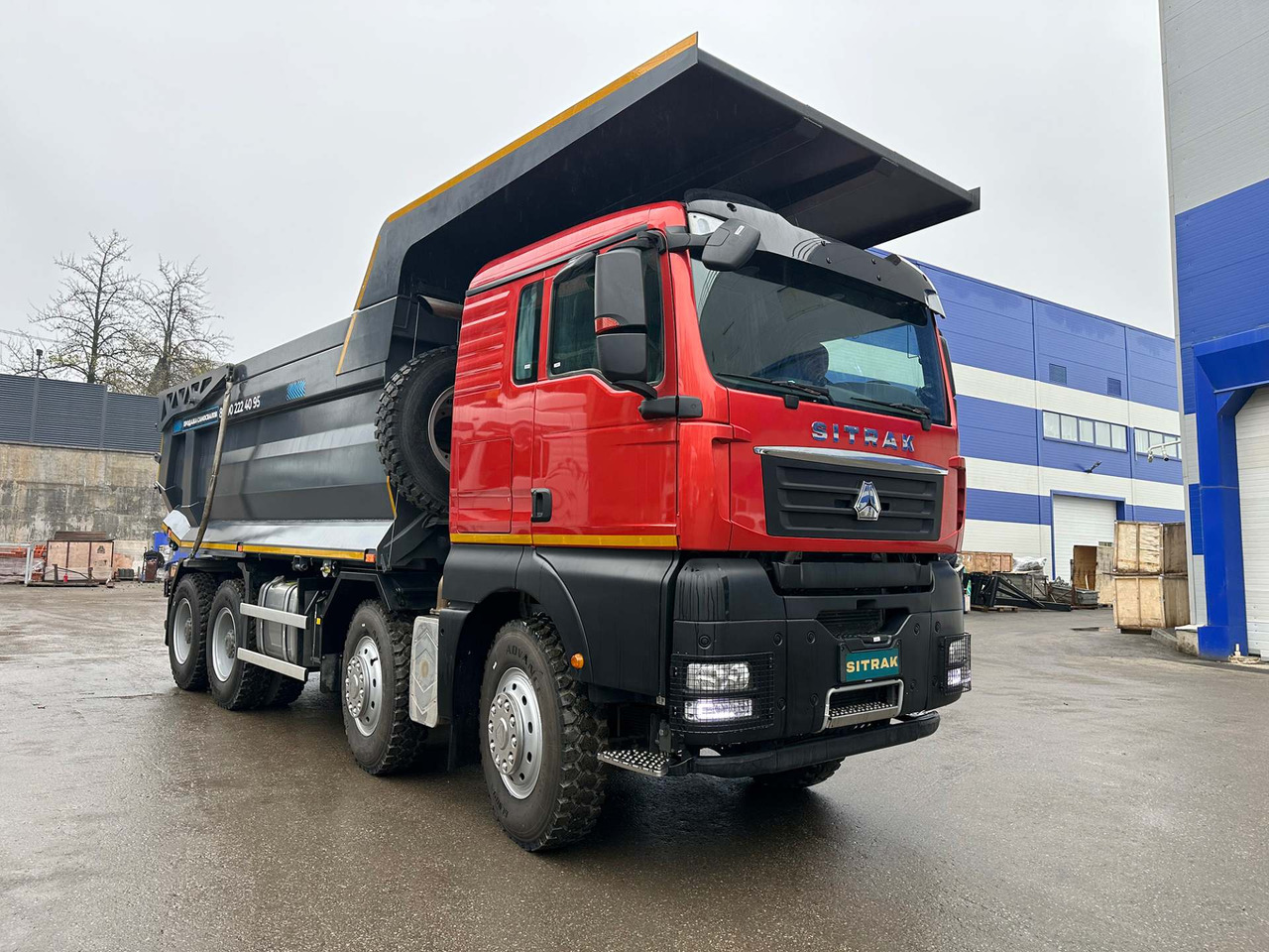 Новый Самосвал САМОСВАЛ SITRAK C7H 8x4 25 куб.м 540 АКПП+РЕТ, R24, козырек над всей кабиной: фото 7