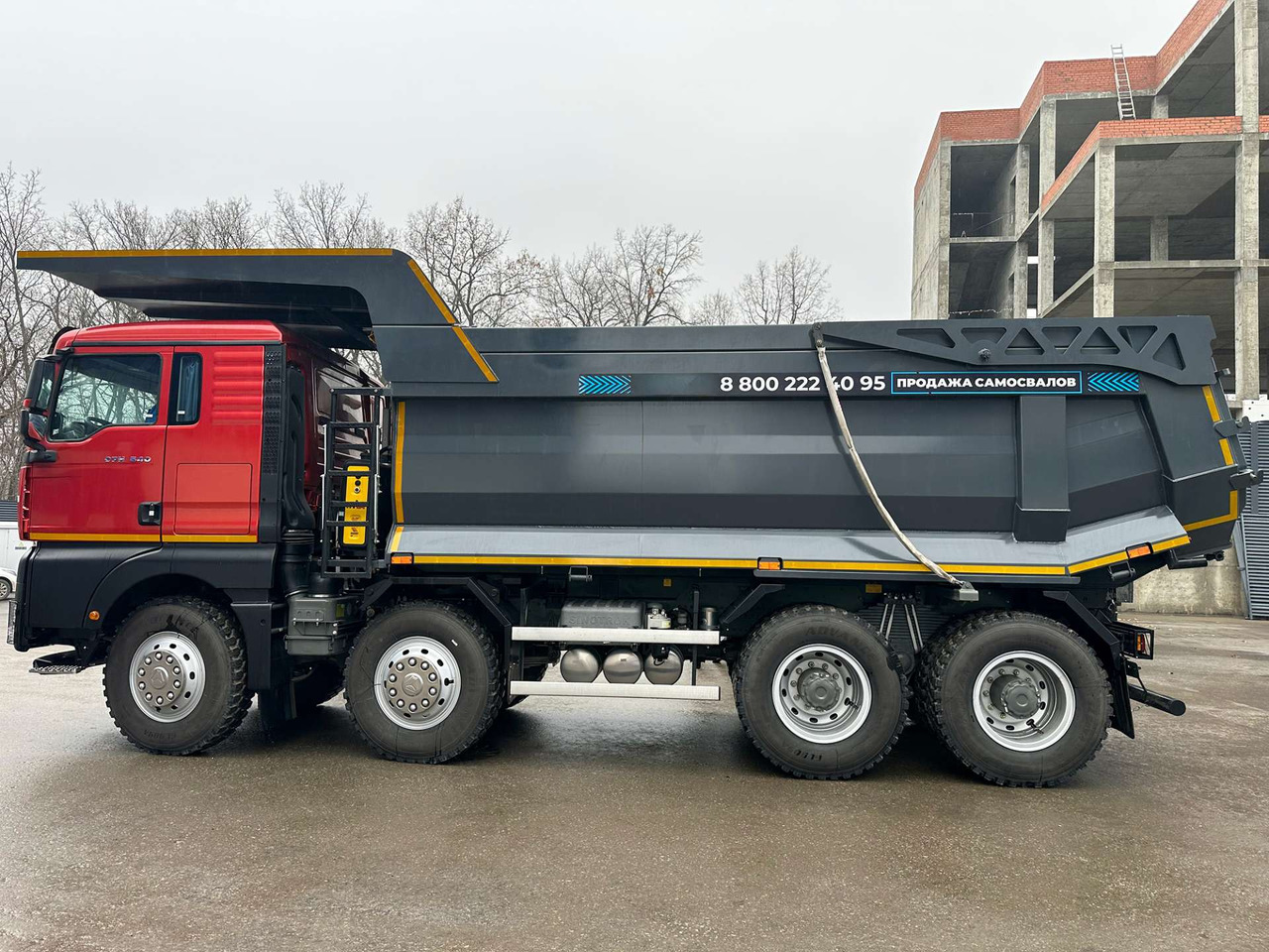 САМОСВАЛ SITRAK C7H 8x4 25 куб.м 540 АКПП+РЕТ, R24, козырек над всей кабиной - Самосвал: фото 4 САМОСВАЛ SITRAK C7H 8x4 25 куб.м 540 АКПП+РЕТ, R24, козырек над всей кабиной - Самосвал: фото 4