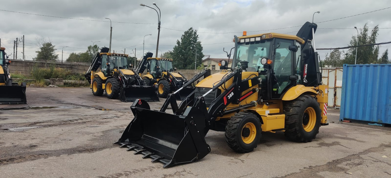 Экскаватор-погрузчик Shanmon 388 - Экскаватор-погрузчик: фото 1 Экскаватор-погрузчик Shanmon 388 - Экскаватор-погрузчик: фото 1