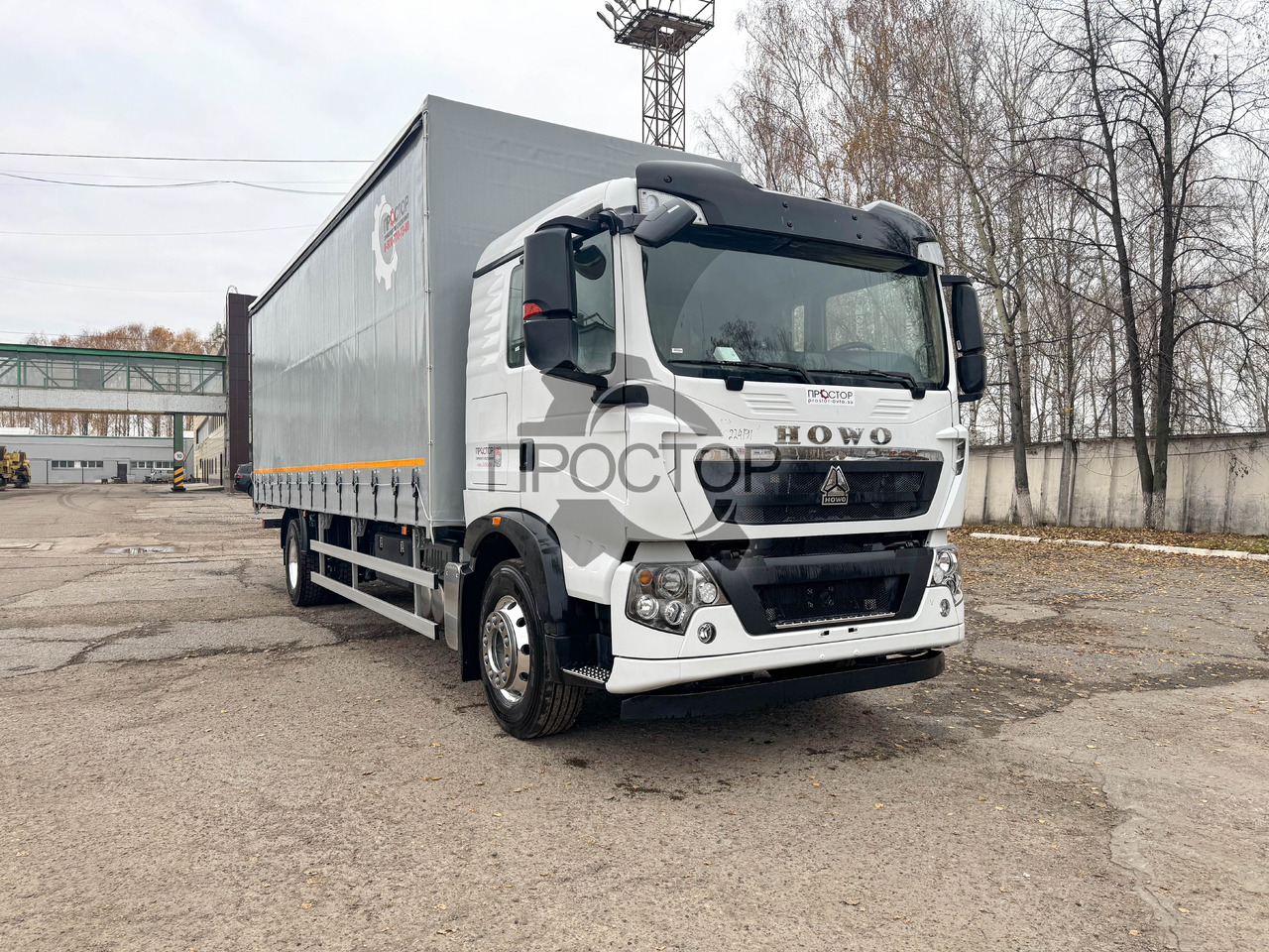 Новый Тентованный грузовик HOWO Sinotruk Howo T5G Европлатформа шторная: фото 16 Новый Тентованный грузовик HOWO Sinotruk Howo T5G Европлатформа шторная: фото 16