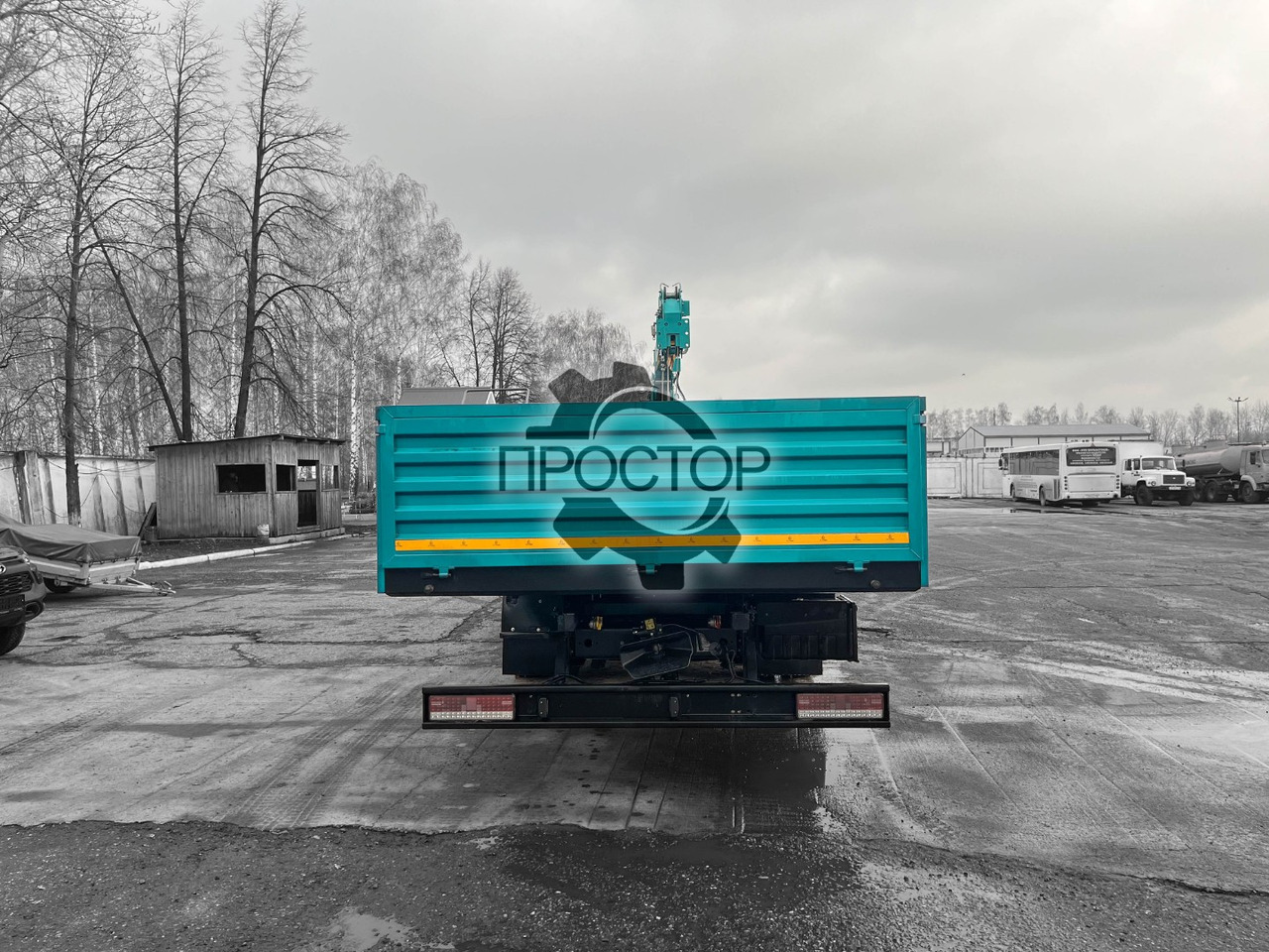 Новый Бортовой грузовик/ Платформа, Автоманипулятор КАМАЗ Камаз 4308 бортовой с КМУ HYUNDAI EVERDIGM HLC 3014: фото 9