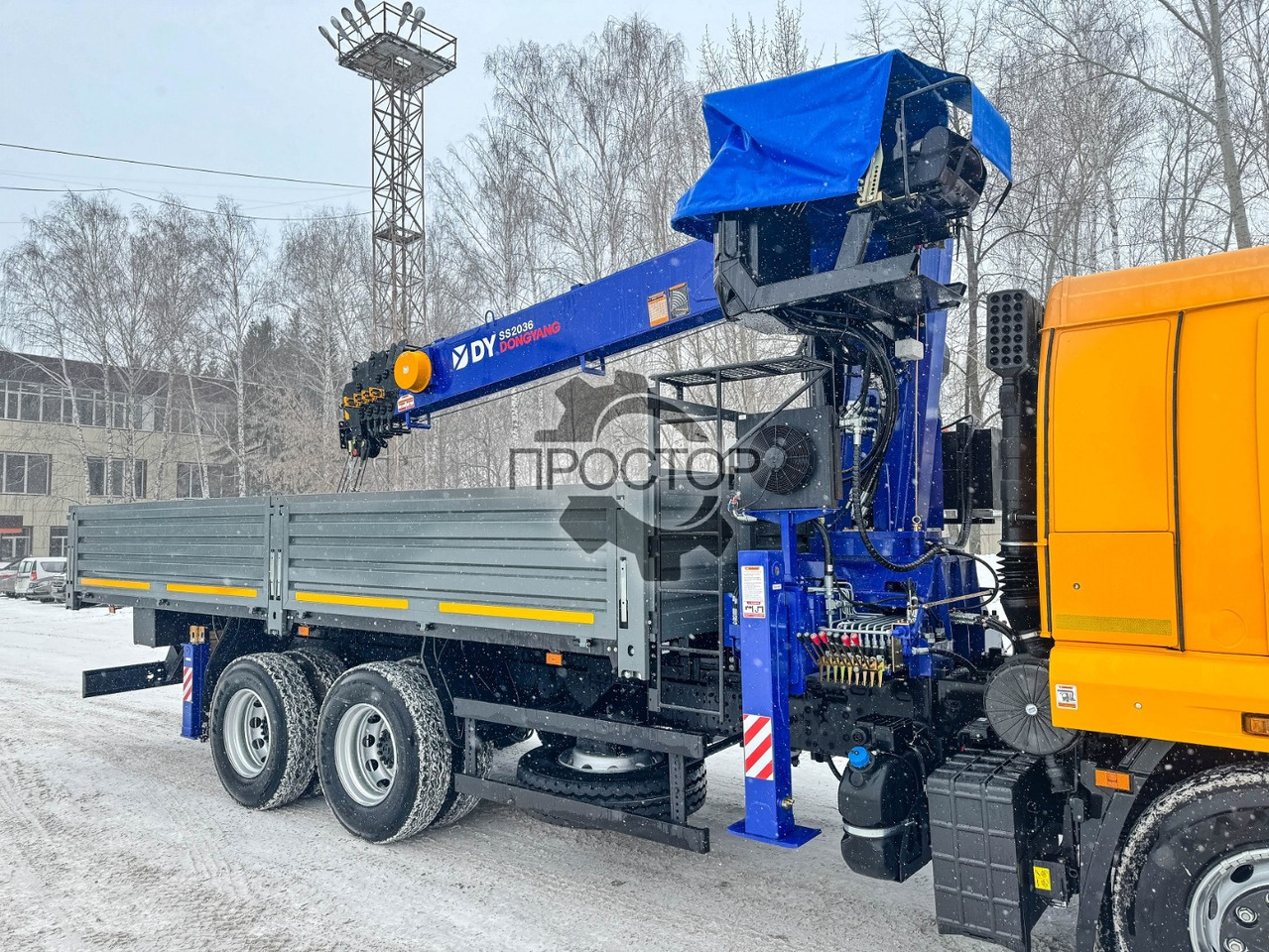 КАМАЗ Камаз 65115 бортовой с КМУ DongYang SS 2036 - Бортовой грузовик/ Платформа, Автоманипулятор: фото 2 КАМАЗ Камаз 65115 бортовой с КМУ DongYang SS 2036 - Бортовой грузовик/ Платформа, Автоманипулятор: фото 2