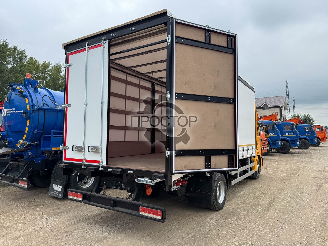 Камаз 4308 Европлатформа шторная (ДОПОГ) - Тентованный грузовик: фото 4 Камаз 4308 Европлатформа шторная (ДОПОГ) - Тентованный грузовик: фото 4