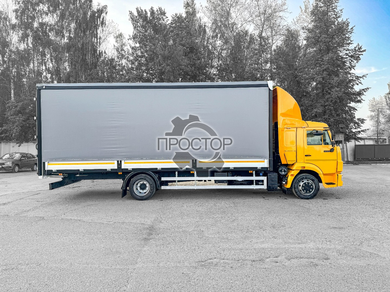 Камаз 4308 Европлатформа шторная (алюминиевый) - Тентованный грузовик: фото 5 Камаз 4308 Европлатформа шторная (алюминиевый) - Тентованный грузовик: фото 5