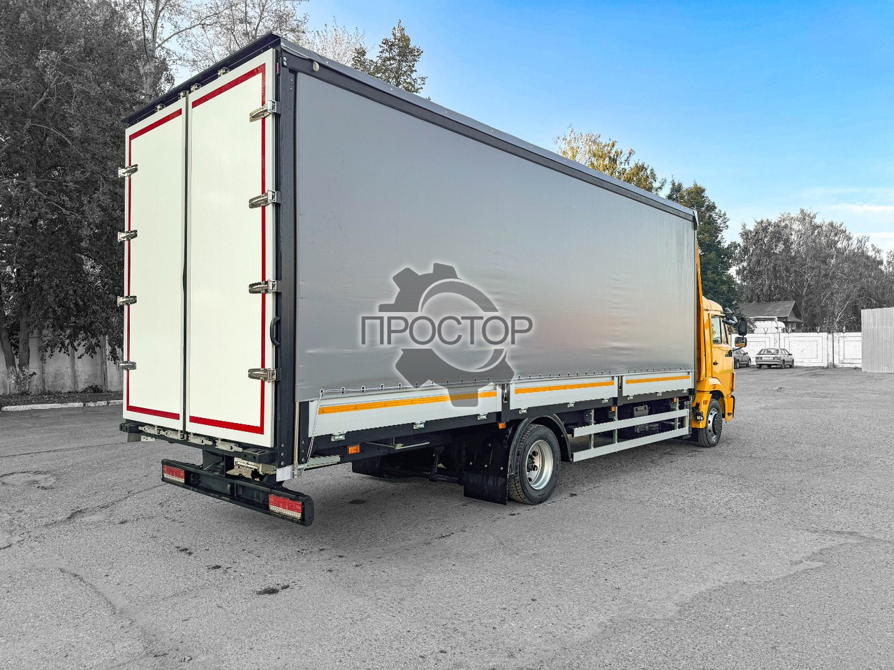 Камаз 4308 Европлатформа шторная (алюминиевый) - Тентованный грузовик: фото 4 Камаз 4308 Европлатформа шторная (алюминиевый) - Тентованный грузовик: фото 4