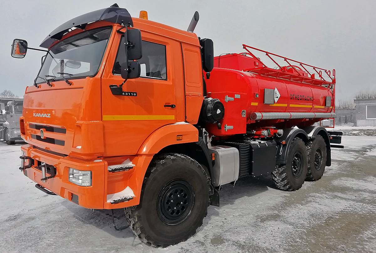 Камаз 43118 АТЗ-11 - Грузовик с цистерной: фото 3 Камаз 43118 АТЗ-11 - Грузовик с цистерной: фото 3