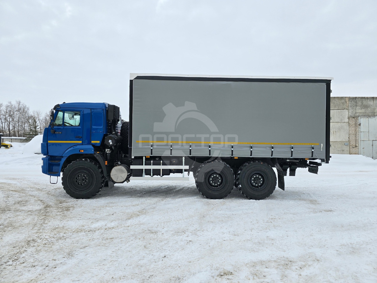 Тентованный грузовик Камаз 43118 Европлатформа шторная: фото 6