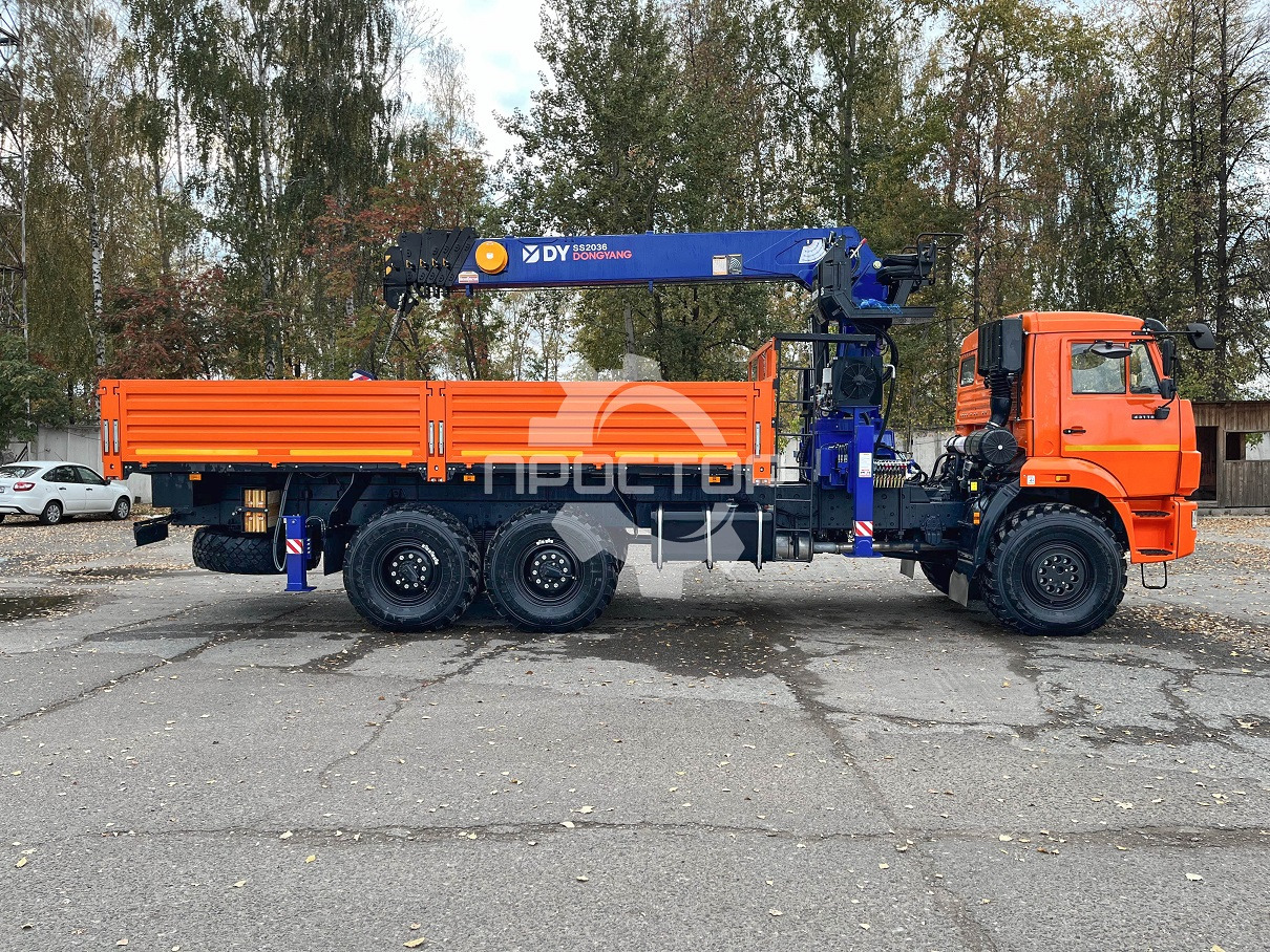 Камаз 43118 бортовой с КМУ DongYang SS 2036 - Бортовой грузовик/ Платформа, Автоманипулятор: фото 4 Камаз 43118 бортовой с КМУ DongYang SS 2036 - Бортовой грузовик/ Платформа, Автоманипулятор: фото 4