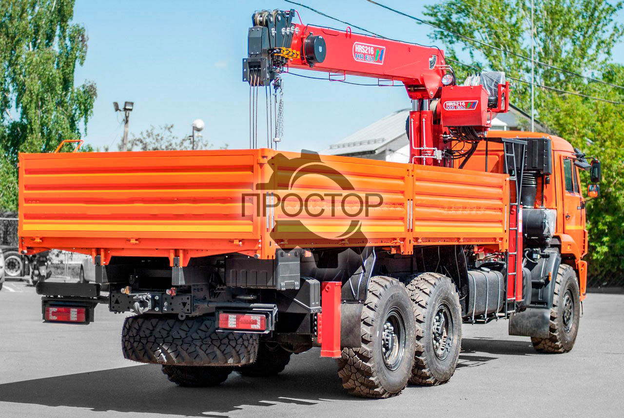 Камаз 43118 бортовой с КМУ Horyong HRS 216 - Бортовой грузовик/ Платформа, Автоманипулятор: фото 2 Камаз 43118 бортовой с КМУ Horyong HRS 216 - Бортовой грузовик/ Платформа, Автоманипулятор: фото 2