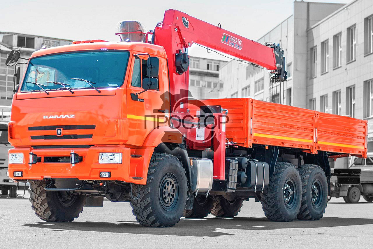 Камаз 43118 бортовой с КМУ Horyong HRS 216 - Бортовой грузовик/ Платформа, Автоманипулятор: фото 3 Камаз 43118 бортовой с КМУ Horyong HRS 216 - Бортовой грузовик/ Платформа, Автоманипулятор: фото 3