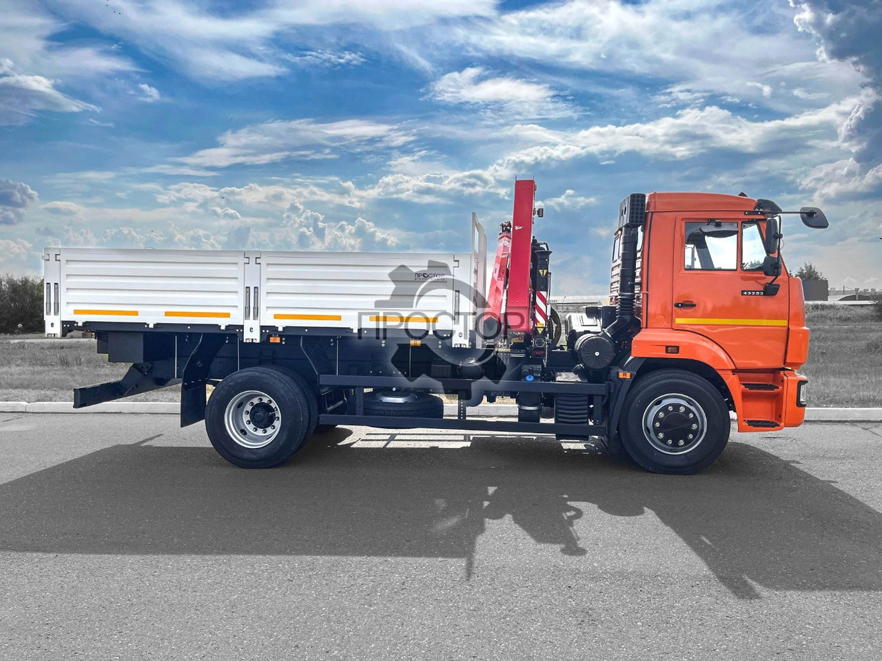Камаз 43253 бортовой с КМУ FASSI 85 B.0.22 - Бортовой грузовик/ Платформа, Автоманипулятор: фото 1 Камаз 43253 бортовой с КМУ FASSI 85 B.0.22 - Бортовой грузовик/ Платформа, Автоманипулятор: фото 1