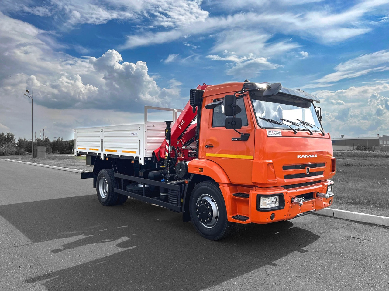 Бортовой грузовик/ Платформа, Автоманипулятор Камаз 43253 бортовой с КМУ FASSI 85 B.0.22: фото 7
