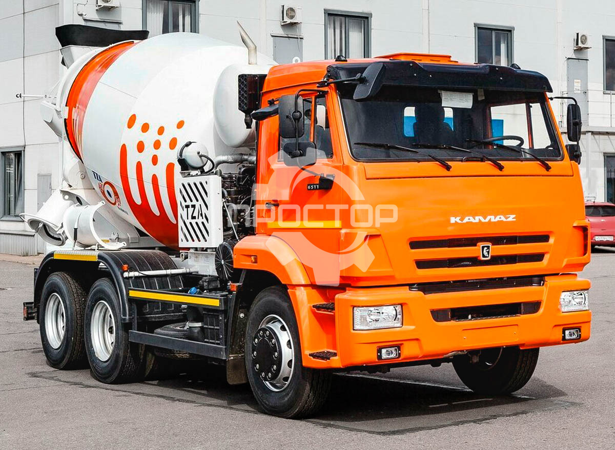 Камаз 65115 Автобетоносмеситель 7 куб.м - Автобетоносмеситель: фото 4 Камаз 65115 Автобетоносмеситель 7 куб.м - Автобетоносмеситель: фото 4