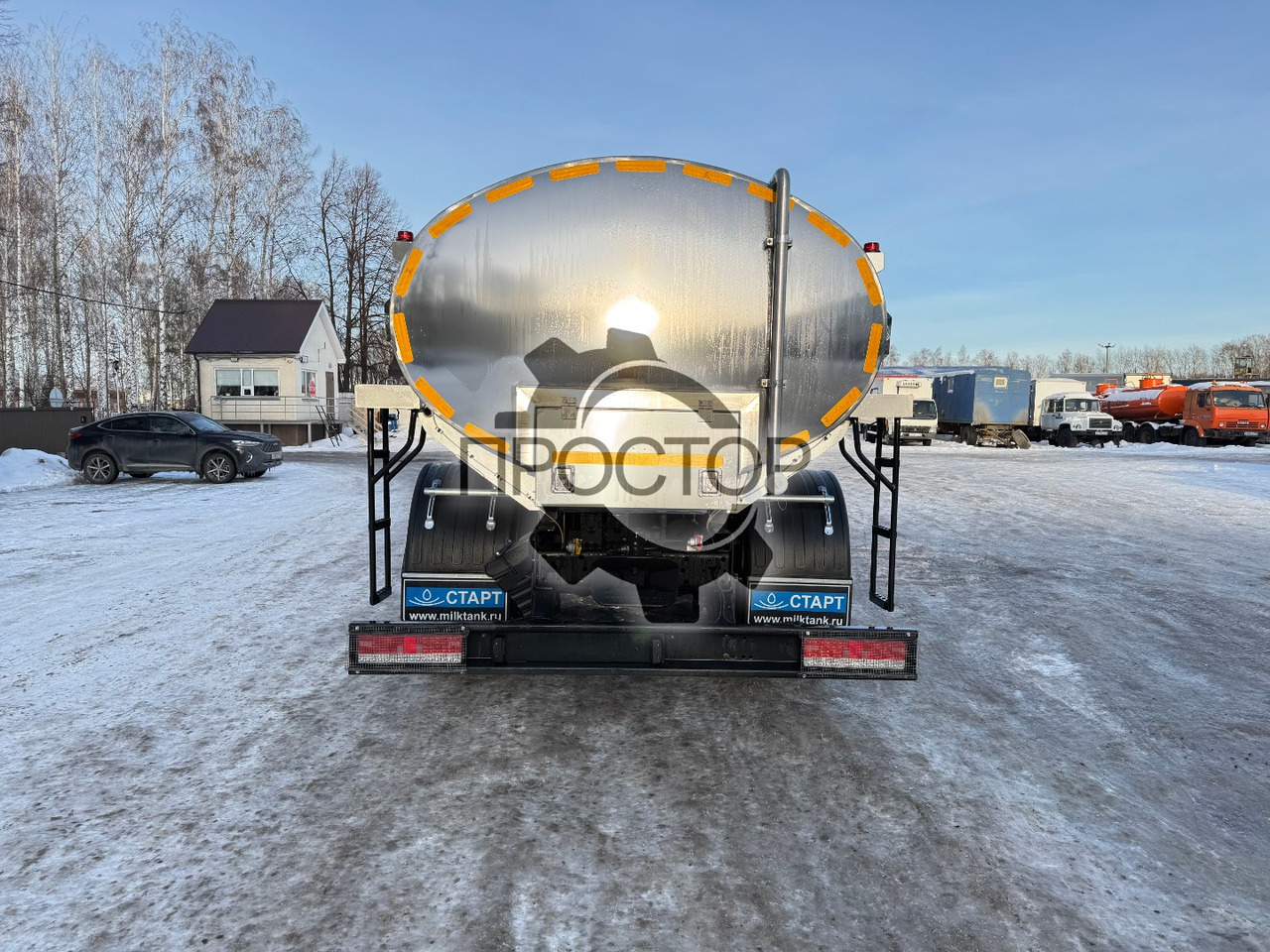 Грузовик с цистерной Камаз 65115 Автоцистерна для пищевых жидкостей (молоковоз) 10.5 куб.м: фото 8