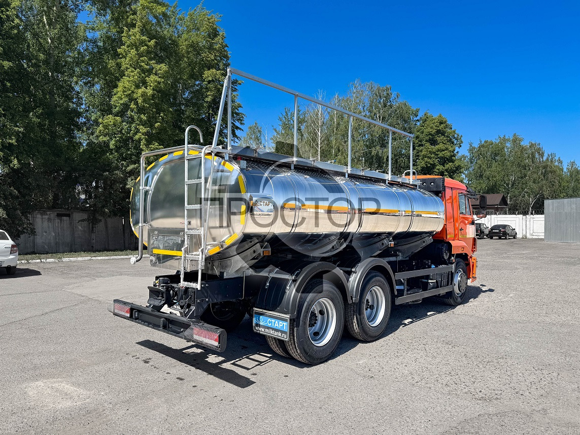 Грузовик с цистерной Камаз 65115 Автоцистерна для пищевых жидкостей (молоковоз) 12 куб.м: фото 8