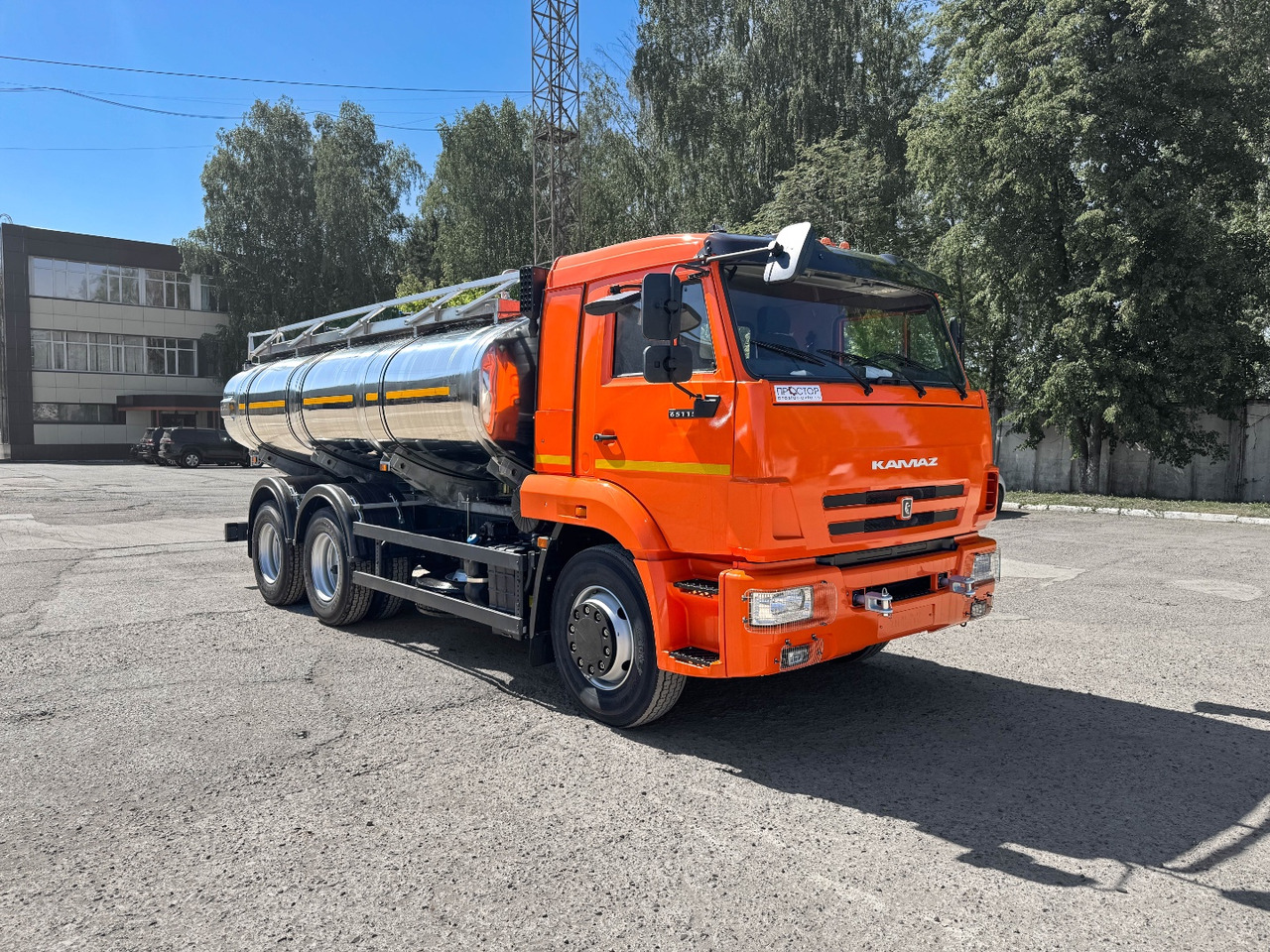 Грузовик с цистерной Камаз 65115 Автоцистерна для пищевых жидкостей (молоковоз) 12 куб.м: фото 14