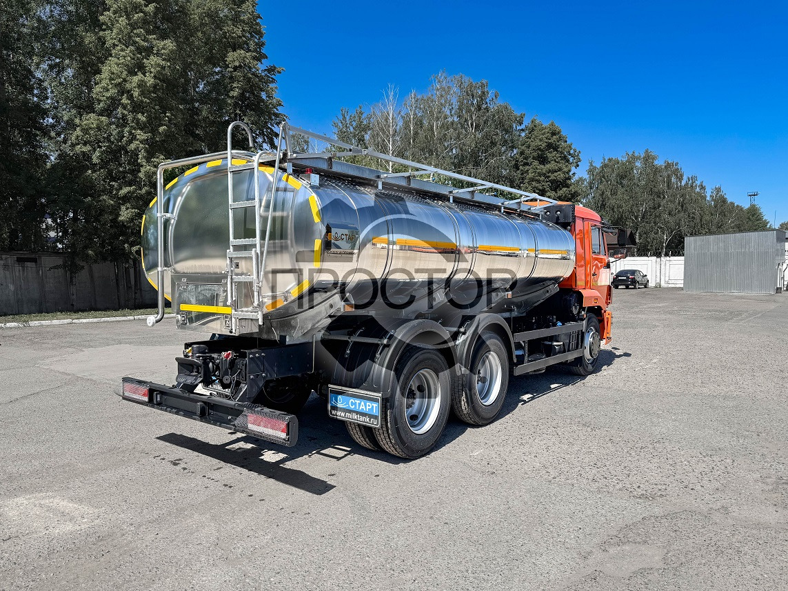 Грузовик с цистерной Камаз 65115 Автоцистерна для пищевых жидкостей (молоковоз) 12 куб.м: фото 13