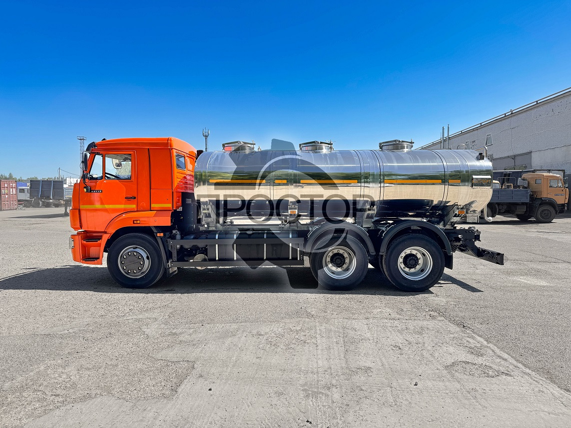 Грузовик с цистерной Камаз 65115 Автоцистерна для пищевых жидкостей (молоковоз) 12 куб.м: фото 10